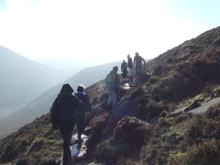FOLLOWING THE TRAIL TO SLIEVE BEARNAGH