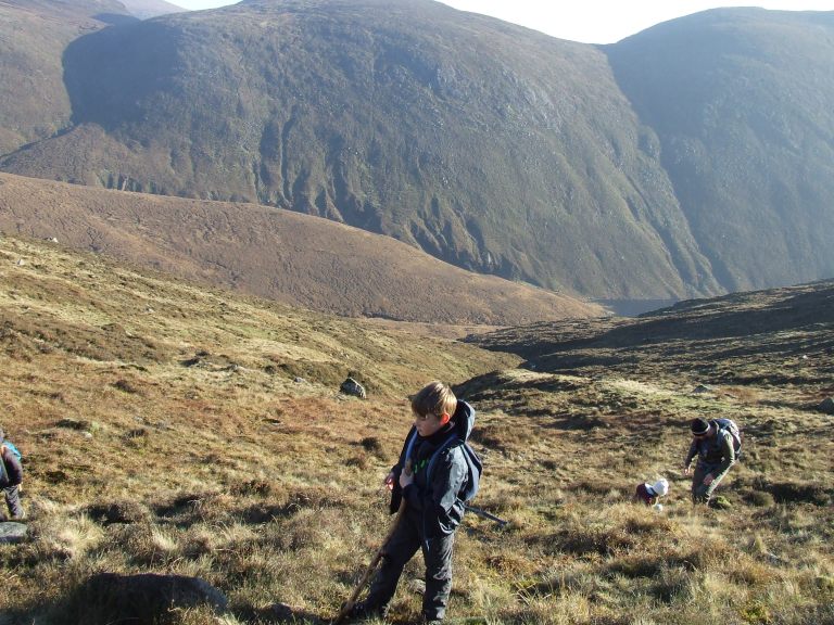 STEEP CLIMB UP SLIEVE BEARNAGH