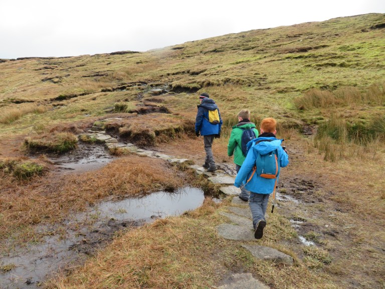 Ott Track heading towards the wall