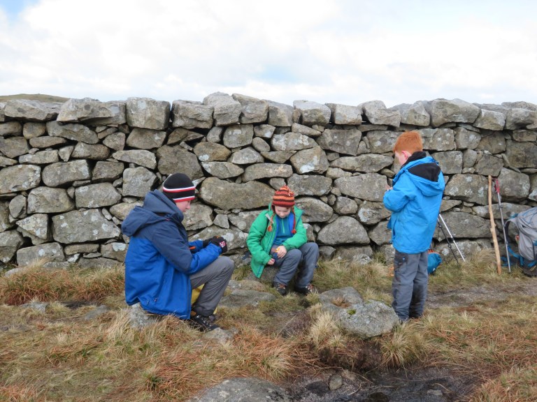 Snack-time enroute to Doan