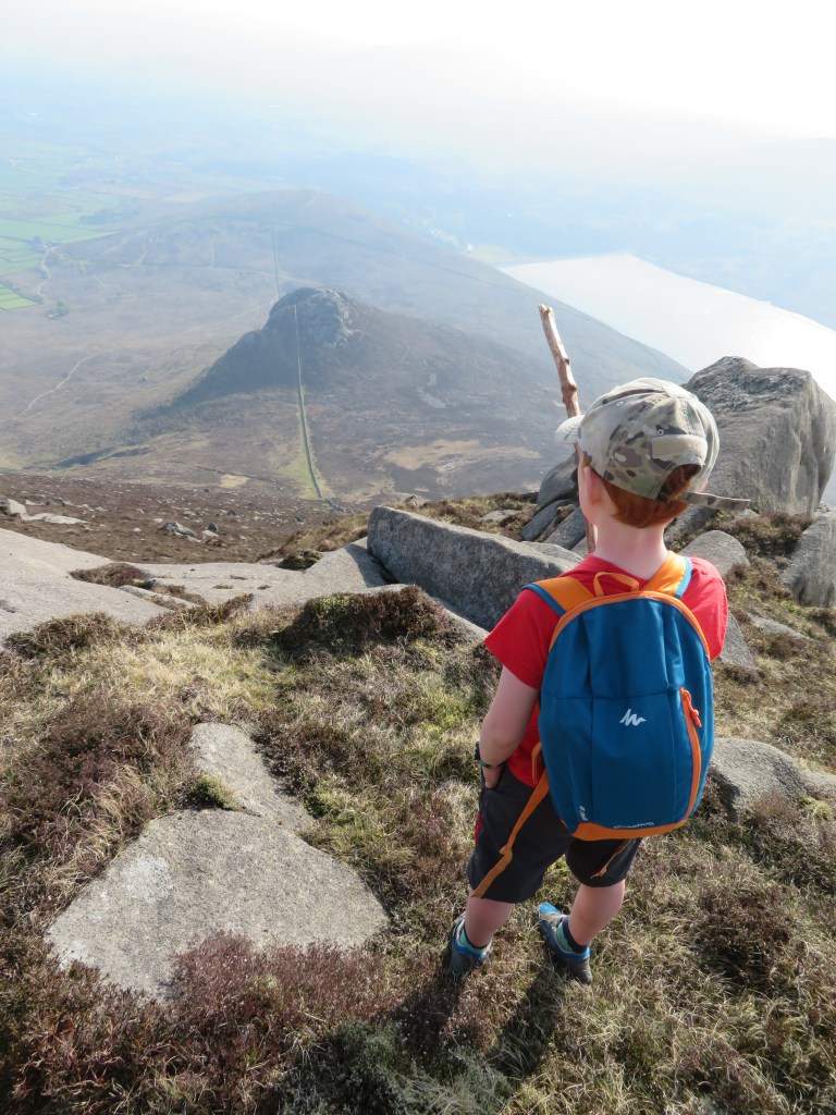 Descending Binnian - the steep way!